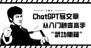 ChatGPT写文章,从入门秒变高手的‘武功秘籍’-zeli芝士岛